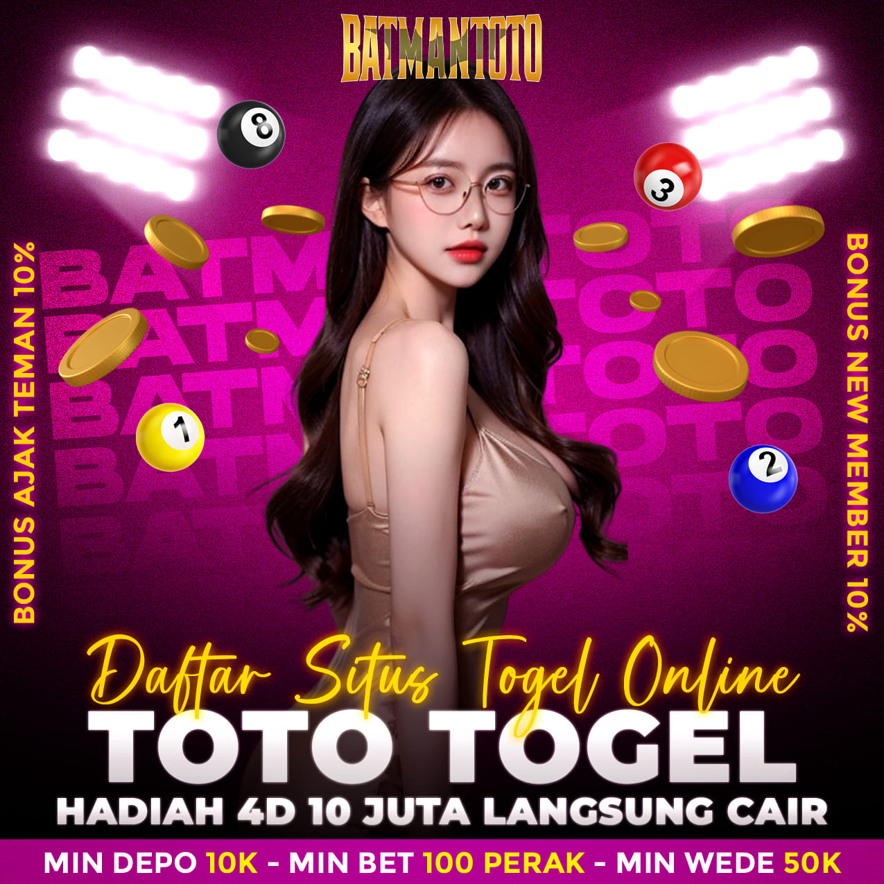 BATMANTOTO | Pemberi Link Situs Toto Slot Gacor Resmi Dan Tempat Bandar Toto Togel 4D Online
